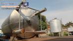Tanque de armazenamento em ao inox 30.000 litros com escada Fox Caldeiraria