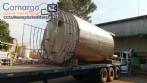 Tanque de armazenamento em ao inox 30.000 litros com escada Fox Caldeiraria