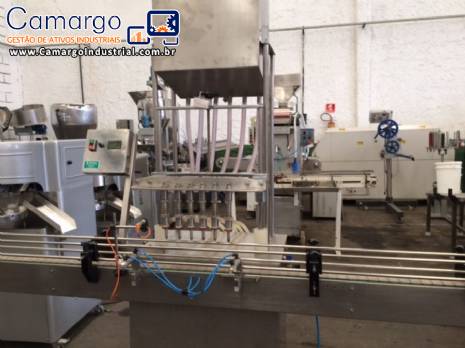 Envasadora automática 6 bicos à gravidade