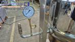 Tacho cozinhador a g�s em inox 100 litros Serinox com exaustor