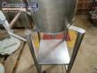 Tanque de transfer�ncia com suporte e rodinhas em inox 20 litros