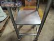 Tanque de transfer�ncia com suporte e rodinhas em inox 20 litros