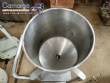 Tanque de transferência com suporte e rodinhas em inox 20 litros