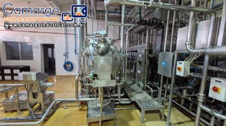 Linha para processamento geléias molhos coberturas caldas 450 toneladas por mês Linha para processamento geléias molhos coberturas caldas 450 toneladas por mês