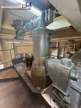 Linha de farelo com peletiza��o moinho e forno de secagem Amandus Kahl