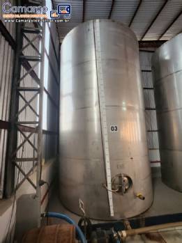 Tanque de armazenamento em a�o inox 32.000 litros