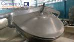 Tanque em a�o inox encamisado com batedor e raspador para cremes e chocolates