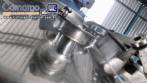 Tanque em a�o inox encamisado com batedor e raspador para cremes e chocolates