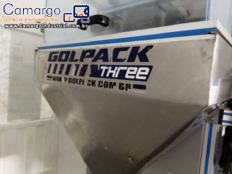 Dosadora pesadora em inox de gr�os e p�s Golpack