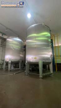 Tanque em a�o inox 316 com 37.850 litros 10.000 gallons Blackwater Engineering