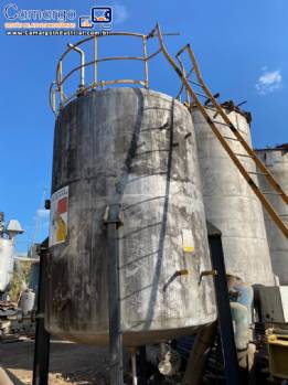 Tanque reservat�rio armazenamento em a�o inox 20.000 litros