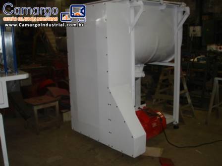 Misturador industrial ribbon blender de 600 litros em a�o inox
