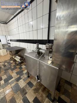 Emulsificador homogeneizador processador para embutidos mortadelas salsichas Cozzine 3 toneladas por hora 2026