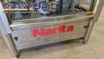 Rotuladora autom�tica em inox com dois cabe�otes para r�tulos autoadesivo Narita