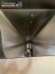 Rosca transportadora helicoidal inclinada com silo em inox