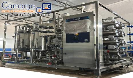 Sistema de filtração concentração por membrana 10.000 L Ibiex Chemical