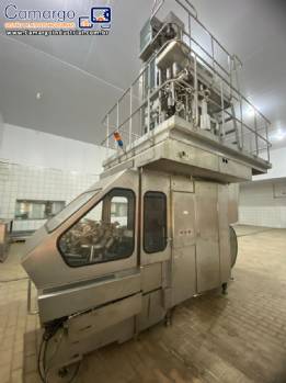 Linha completa de envase UHT ultra pasteurizador SPX APV envasadora asséptica Tetra Pak TBA 8 para molhos caldos sopas Linha completa de envase UHT ultra pasteurizador SPX APV envasadora asséptica Tetra Pak TBA 8 para molhos caldos sopas