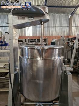 Tanque tacho basculante misturador em inox Alic Imarvil 100 litros Tanque tacho basculante misturador em inox Alic Imarvil 100 litros